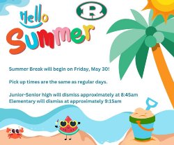 Summer break